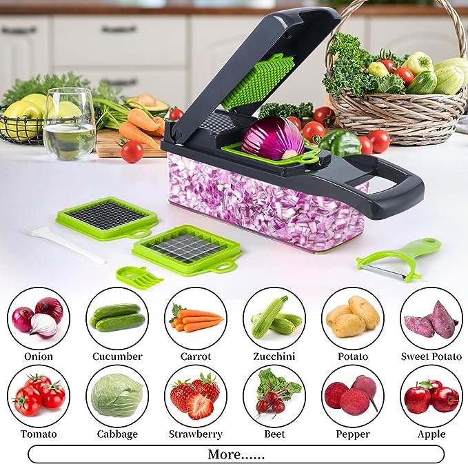 6-in-1 Vegetable Cutter Chopper and Slicer