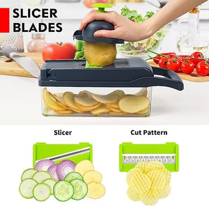6-in-1 Vegetable Cutter Chopper and Slicer