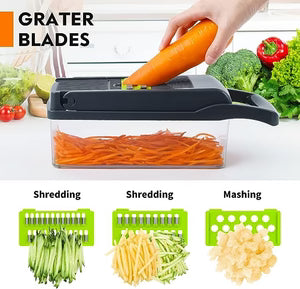 6-in-1 Vegetable Cutter Chopper and Slicer